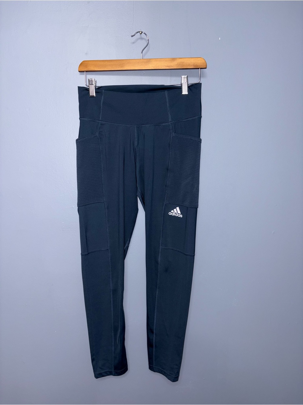 Adidas | Blue Leggings | Size Small